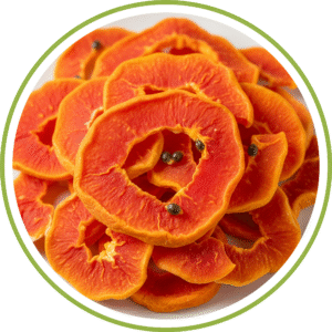 Dehydrated Papaya